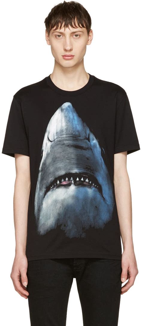 givenchy shark shirt free shipping|givenchy t shirt shark.